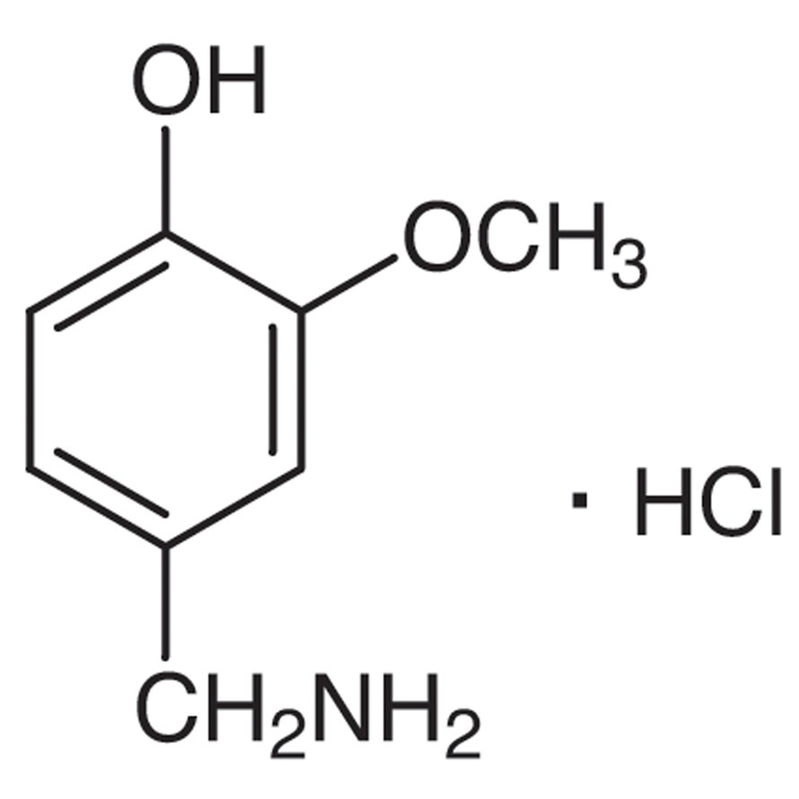 4-(Aminomethyl)-2-methoxyphenol Hydrochloride >98.0%(HPLC)(N) - CAS 7149-10-2