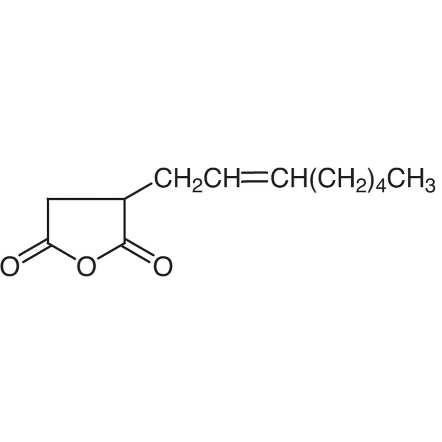 2-Octenylsuccinic Anhydride (cis- and trans- mixture) >95.0%(GC)(T) - CAS 42482-06-4