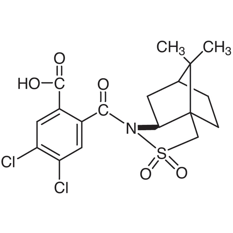 N-(2-Carboxy-4,5-dichlorobenzoyl)-(+)-10,2-camphorsultam >98.0%(T)(HPLC)