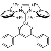 [1,3-Bis(2,6-diisopropylphenyl)imidazol-2-ylidene](1,3-diphenyl-1,3-propanedionato)copper(I) >98.0%(T) - CAS 920739-11-3