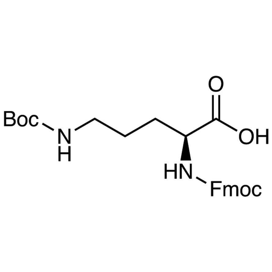 Nδ-(tert-Butoxycarbonyl)-Nα-[(9H-fluoren-9-ylmethoxy)carbonyl]-L-ornithine >98.0%(T)(HPLC) - CAS 109425-55-0