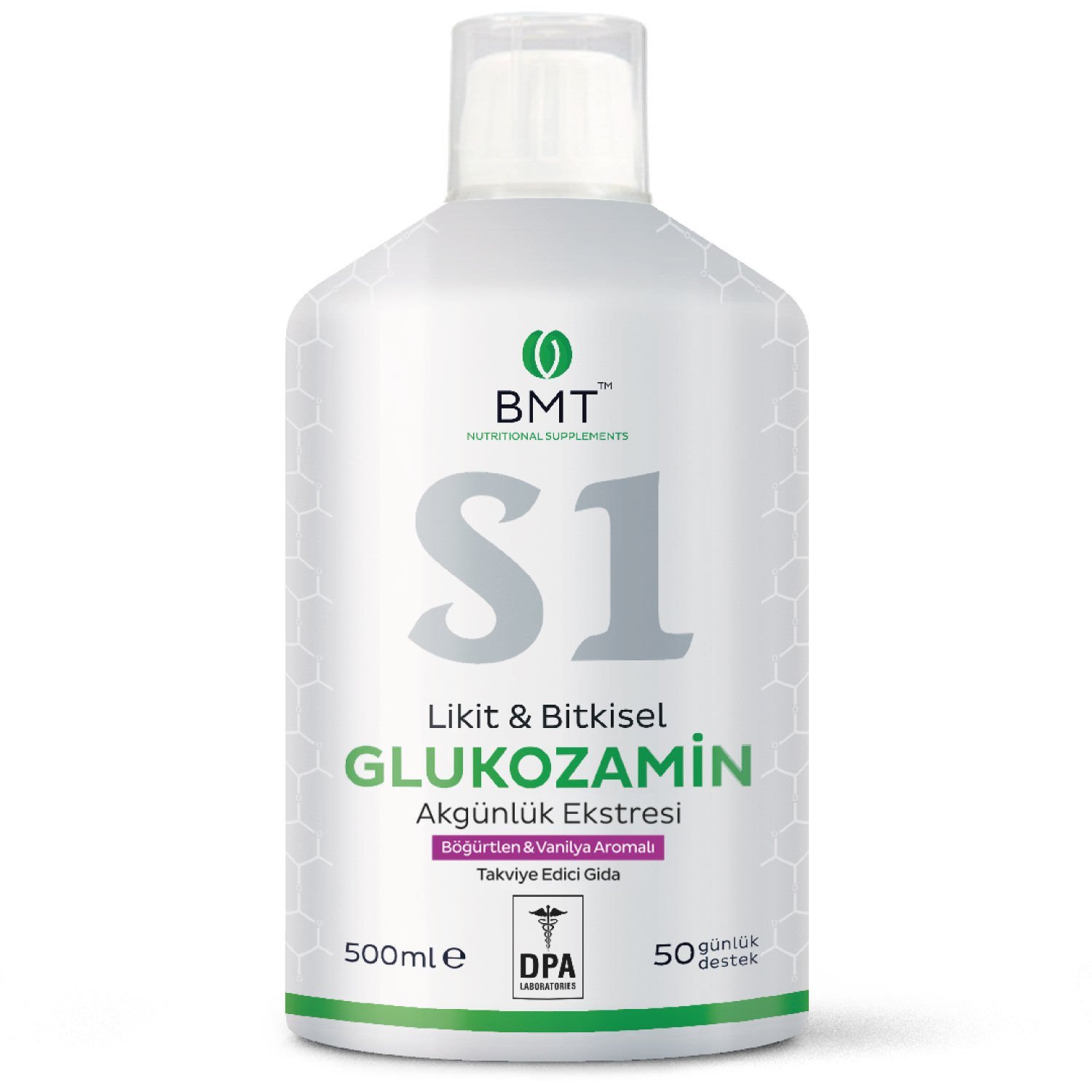 Bmt S1 Glukozamin, Likit & Bitkisel Glukozamin Ve Akgünlük Ekstresi 500 Ml