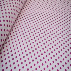 Rose Fuchsia Canard Point de lin