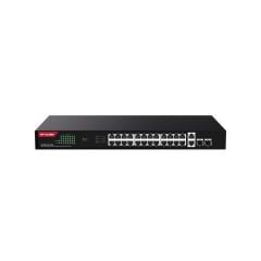 IpCom G1128P24410W 24 Port Gıgabıt +2Xgb Rj45/Sfp Uplınk 370W Poe Rackmount Swıtch