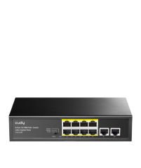 CUDY 8Port 10/100M PoE+ 2Up 80W Switch