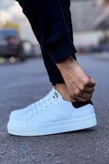 CH983 - CBT Tennis Erkek Ayakkabı BEYAZ/SIYAH