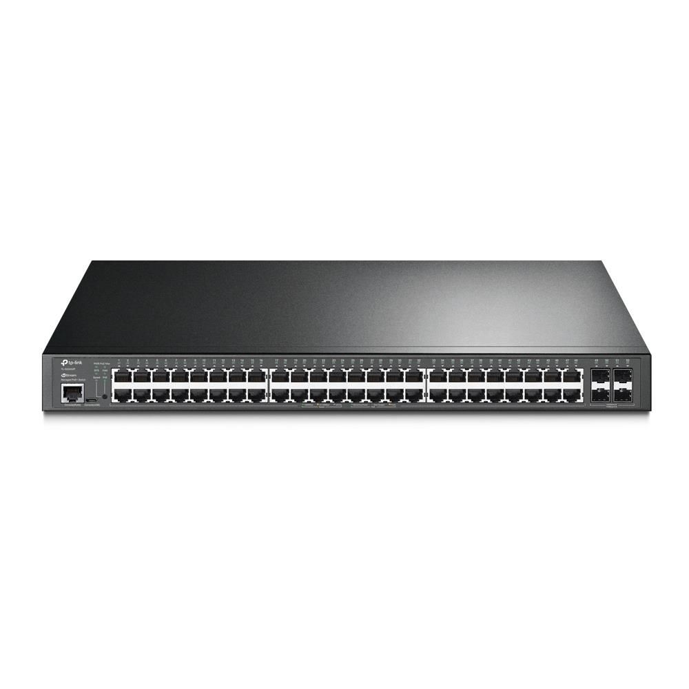 TpLınk Omada TlSg3452P 48 Port Gıgabıt L2+ 4 Port 1Gb Sfp Uplınk 384W Poe Yöneti̇lebi̇li̇r Rackmount Swıtch