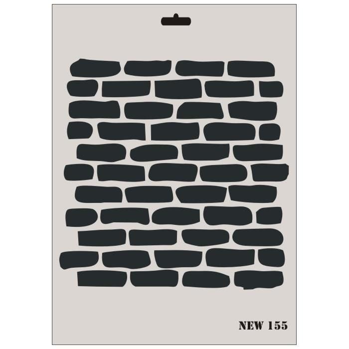 Rich New Seri N-155 Stencil 35x25 cm