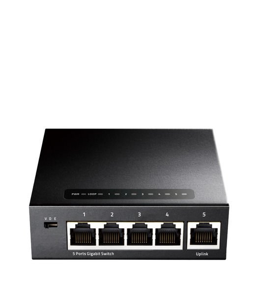 CUDY 5-Port Gigabit Metal  Switch
