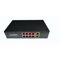 Uranıum PoeG800296W 8 Port Gıgabıt + 2 Port Gıgabıt Rj45 Uplınk Poe Swıtch (Realtek Chıpset)