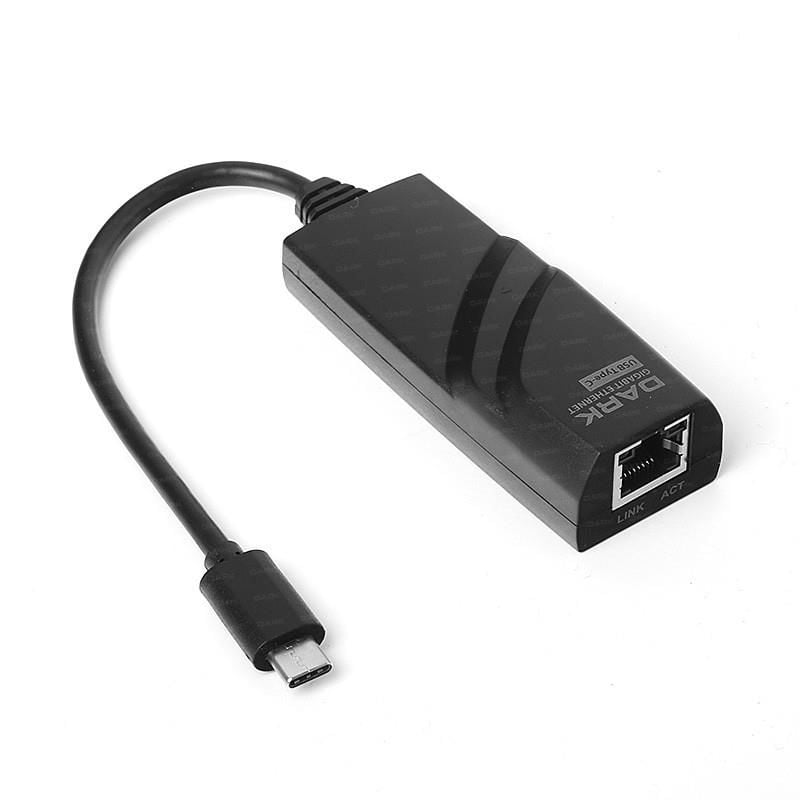 Dark DkAcU31Xglan Usb 3.1 TypeC 10/100/1000 Gıgabıt Lan Ethernet Ağ Dönüştürücü