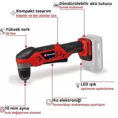 Einhell TE AD 18 Li  Solo Dik Açılı Vidalama