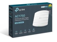 TpLınk Omada Eap245 Ac1750 Dual Bant Wıfı5 2Xgbıt Rj45 450Mbps/2.4Ghz Tavan Ti̇pi̇ Access Poınt (Adaptörlü)