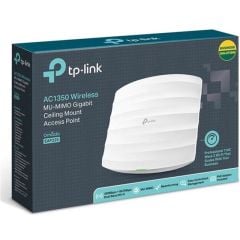 TpLınk Omada Eap225 Ac1350 Dual Band Wıfı 1Xgbıt Rj45 450Mbps/2.4Ghz Tavan Ti̇pi̇ Access Poınt (Poe Adaptörü Dahi̇l)