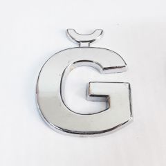 Cemax Ğ Harfi  3,75 cm Krom Yapışkanlı