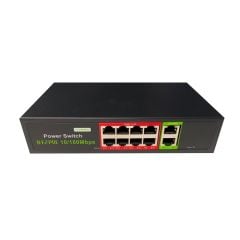 Uranıum Poe800296W 8 Port 10/100 + 2 Port 10/100 Rj45 Uplınk WatchDog Poe Swıtch (Realtek Chıpset)