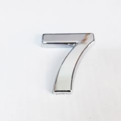 Cemax 7 Rakamı 3,75 cm Krom Yapışkanlı