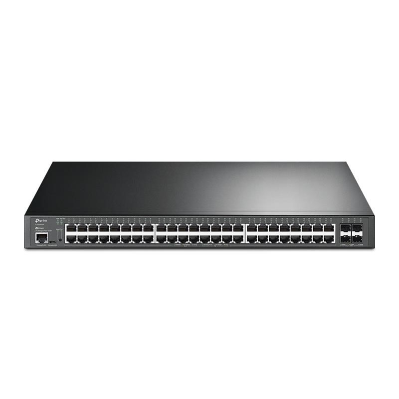 TpLınk Omada TlSg3452Xp 48 Port Gıgabıt + 4X10Gb Sfp+ 500W Poe Jetstream Yöneti̇lebi̇li̇r Rackmount Swıtch