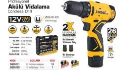 SGS 5131 Akülü Vidalama 12 Volt 1,5 Ah