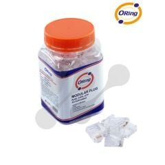 Orıng Mpc6U3 Cat6 Plug U/Utp Rj45 Altın Uç Konnektör 100 Lü Paket