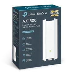 TpLınk Omada Eap610Outdoor Ax1800 Dual Band Wıfı6 1Xgbıt Rj45 574Mbps/2.4Ghz/1201Mbps/5Ghz Access Poınt (Adaptörlü)