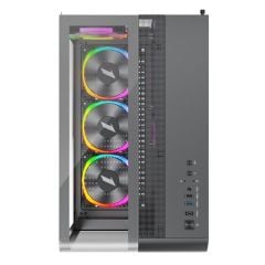 1ST PLAYER RT7 SİYAH DIGITAL 850W 80+ GOLD FULL MODÜLER 4X12CM ARGB 3 TARAFLI TEMPERLİ CAM USB 3.0 - TYPE C ATX KASA