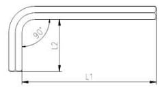 İzeltaş 4900 Allen Anahtar Altı Köşe 3,5 mm