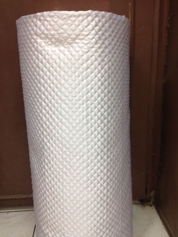 Importé satin blanc quilting