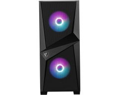 MSI MAG FORGE 100R TEMPERLI CAM ARGB PSU YOK 2X120MM 1X120MM GAMING BİLGİSAYAR KASASI SİYAH