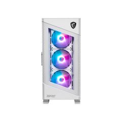 MSI MPG VELOX 100R WHITE TEMPERLİ CAM ARGB PSU YOK 3X120MM 1X120MM FAN GAMING BİLGİSAYAR KASASI