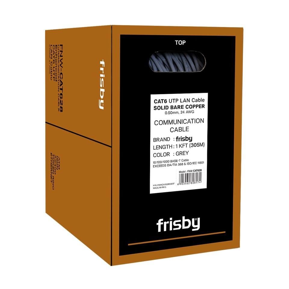 Frısby FnwCat628 305Mt 0.50Mm 24Awg %100 Bakır Cat6 Kablo