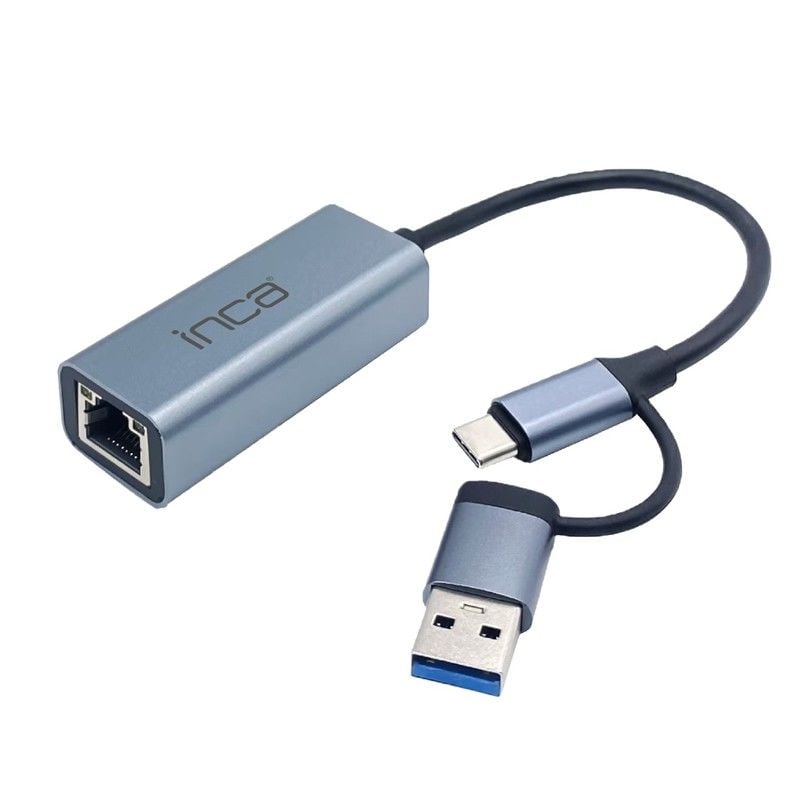 Inca Iutp01T Usb 3.0 TypeC 3.1 Ethernet Rj45 1000Mbps Alumınyum Kasa