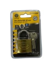 Ennalbur Tudor 32 mm Sarı Asma Kilit