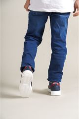 1015 - Star-X Çocuk Ayakkabı Lacivert Mavi Kırmızı