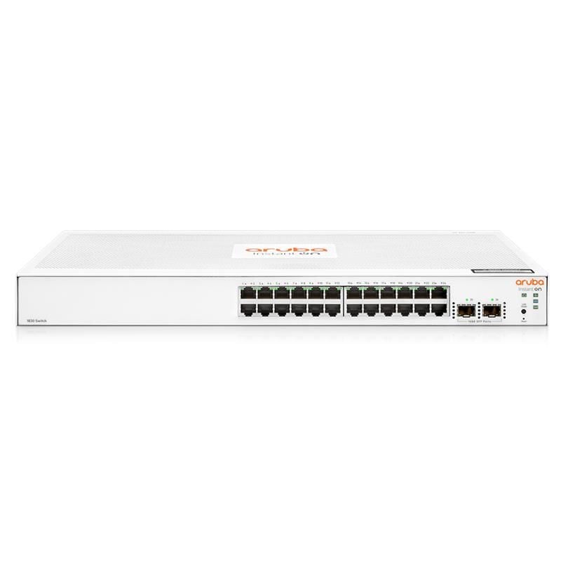 Hpe Aruba Ion Jl812A 1830 24 Port Gıgabıt + 2X1Gb Sfp Uplınk Yöneti̇lebi̇li̇r Rackmount Swıtch