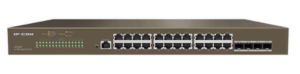 IpCom G5328F 24 Port Gıgabıt + 4X1Gb Sfp Uplınk L3 Yöneti̇lebi̇li̇r Rackmount Swıtch