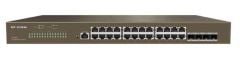 IpCom G5328F 24 Port Gıgabıt + 4X1Gb Sfp Uplınk L3 Yöneti̇lebi̇li̇r Rackmount Swıtch