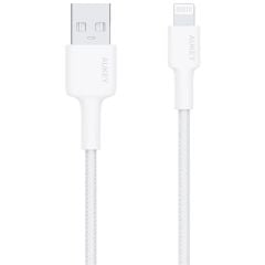 AUKEY CB-BAL7-WH NAYLON ÖRGÜLÜ USB-A LİGHTNİNG KABLOSU 0.9MT