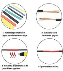 Kablo Koruyucu Makaron Seti 560 Parça