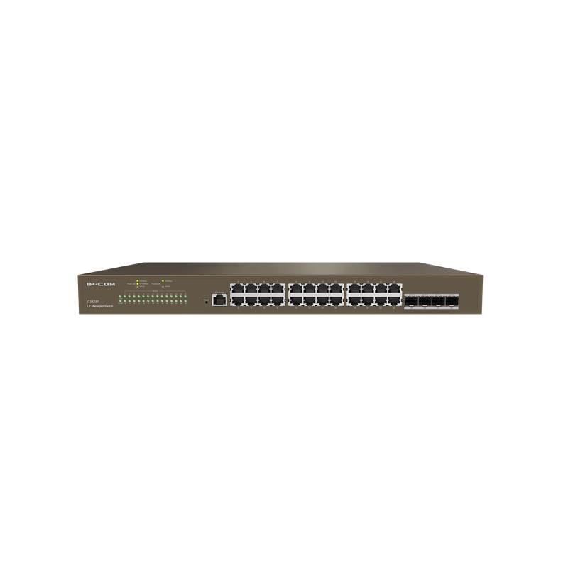 IpCom G3328F 24 Port Gıgabıt + 4X1Gb Sfp Uplınk L2 Cloud Yöneti̇lebi̇li̇r Rackmount Swıtch