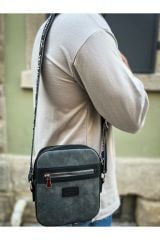 CH102 - Stealht Kare Erkek Çanta SIYAH/ANTRASIT