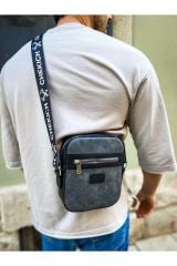 CH102 - Stealht Kare Erkek Çanta SIYAH/ANTRASIT