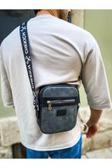 CH102 - Stealht Kare Erkek Çanta SIYAH/ANTRASIT