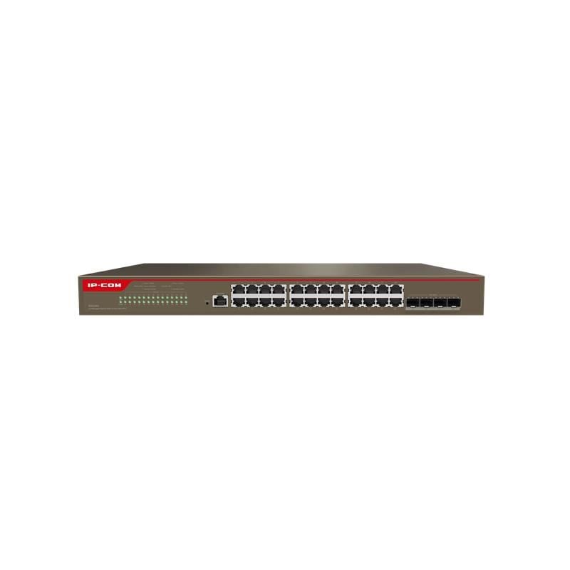 IpCom G5328X 24 Port Gıgabıt + 4X10Gb Sfp Uplınk L3 Yöneti̇lebi̇li̇r Rackmount Swıtch
