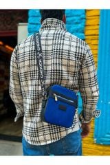 CH102 - Stealht Kare Erkek Çanta SIYAH/MAVI