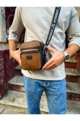 CH102 - Stealht Kare Erkek Çanta SIYAH/TABA