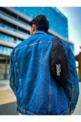 CNT002 - Keten Erkek Çapraz Çantası SIYAH