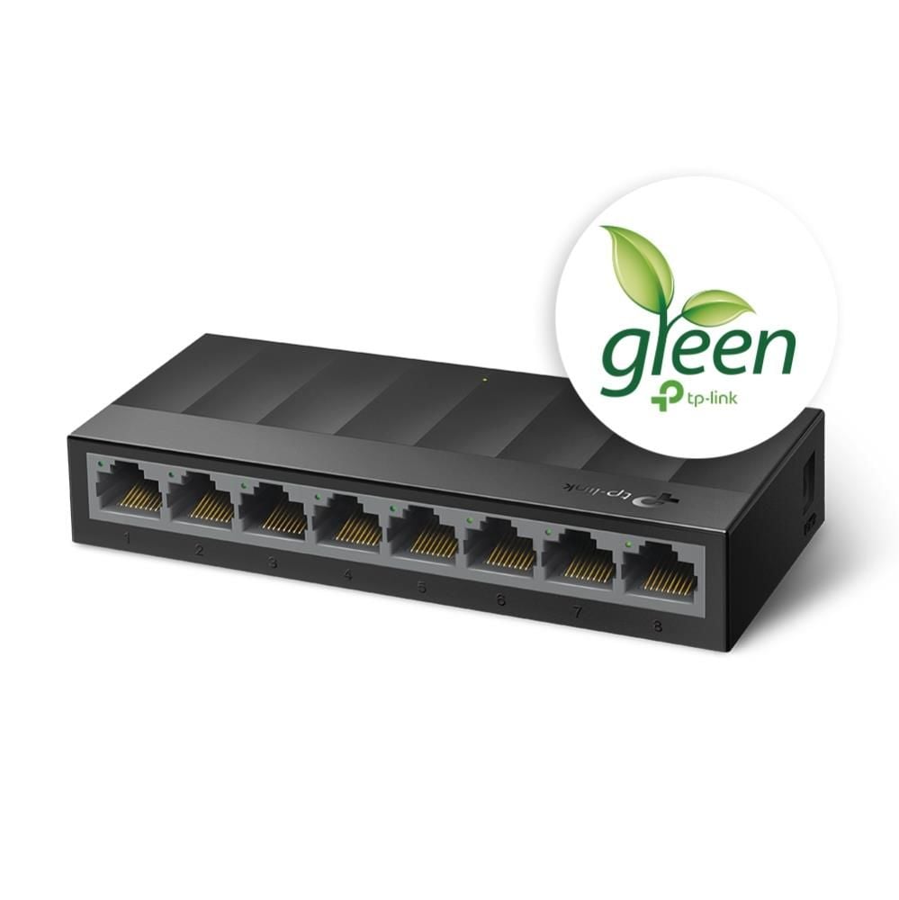 TpLınk Ls1008G 8 Port 10/100/1000 Gıgabıt Plasti̇k Kasa Swıtch