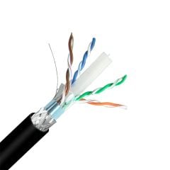 Inca Icat6500Ag Outdoor S/Ftp 23 Awg Lszh Network Cable 500 M Si̇yah