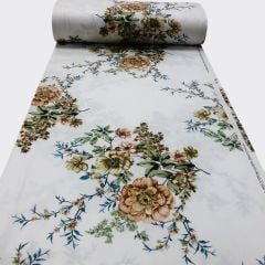 240 cm Eninde Pamuk Saten Nevresim Kumaşı